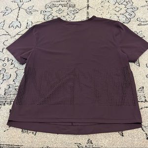 Lululemon Purple Short Sleeve Top